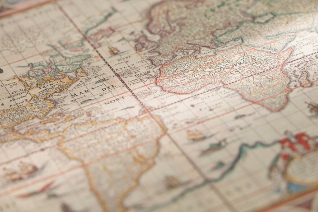 Antique map of the world